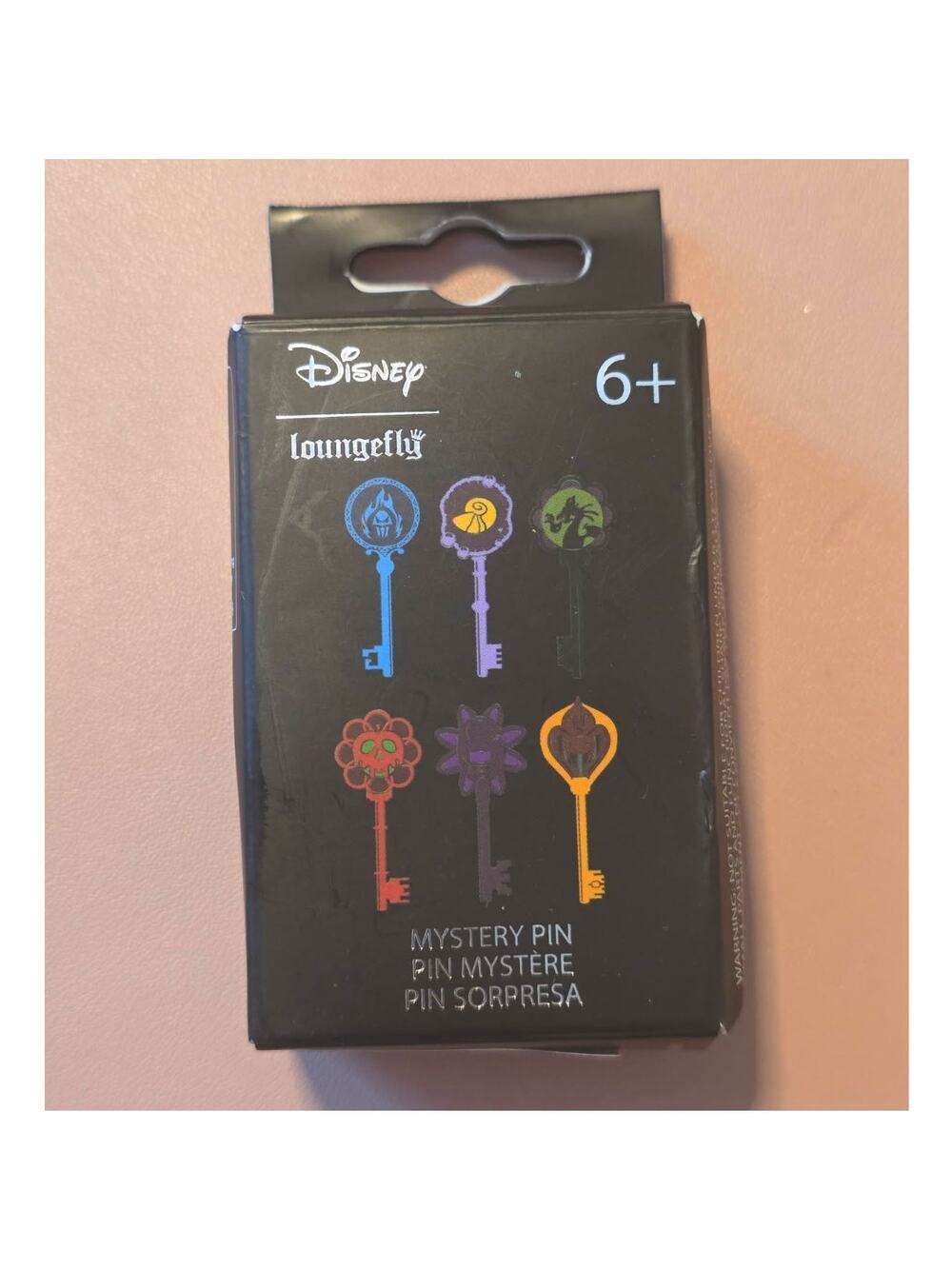 Loungefly Disney Villains Keys Blind Box Enamel Pin | NIB